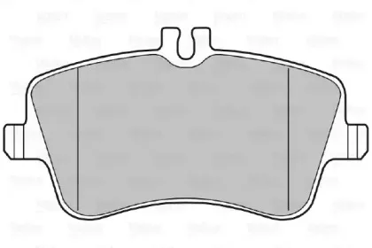 Комплект тормозных колодок, дисковый тормоз VALEO купить