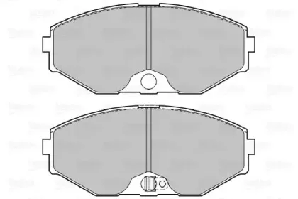 Комплект тормозных колодок, дисковый тормоз VALEO купить