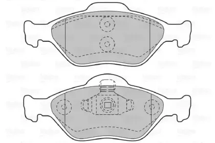 Комплект тормозных колодок, дисковый тормоз VALEO купить