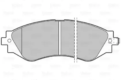 Комплект тормозных колодок, дисковый тормоз VALEO купить