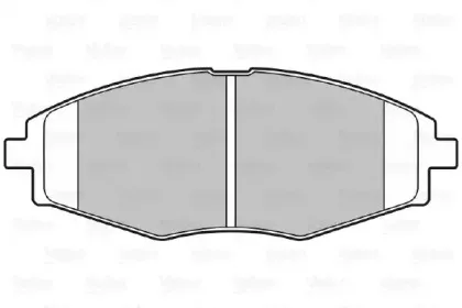Комплект тормозных колодок, дисковый тормоз VALEO купить