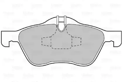 Комплект тормозных колодок, дисковый тормоз VALEO купить