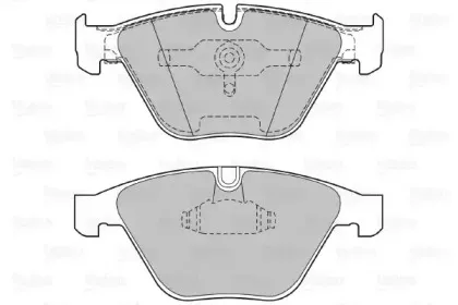 Комплект тормозных колодок, дисковый тормоз VALEO купить