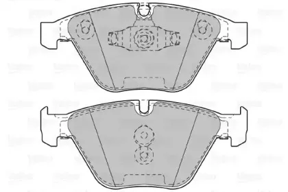 Комплект тормозных колодок, дисковый тормоз VALEO купить
