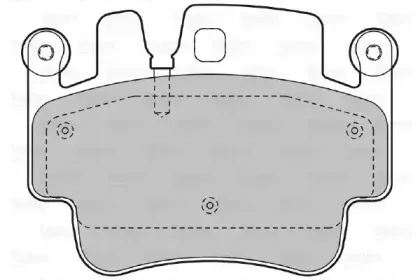 Комплект тормозных колодок, дисковый тормоз VALEO купить