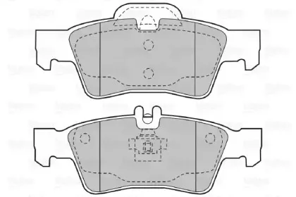 Комплект тормозных колодок, дисковый тормоз VALEO купить