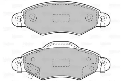 Комплект тормозных колодок, дисковый тормоз VALEO купить