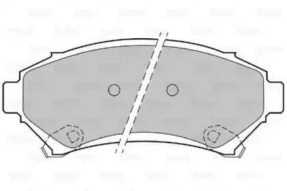 Комплект тормозных колодок, дисковый тормоз VALEO купить