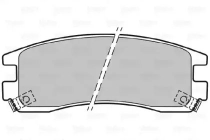 Комплект тормозных колодок, дисковый тормоз VALEO купить