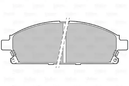 Комплект тормозных колодок, дисковый тормоз VALEO купить