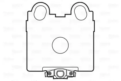 Комплект тормозных колодок, дисковый тормоз VALEO купить