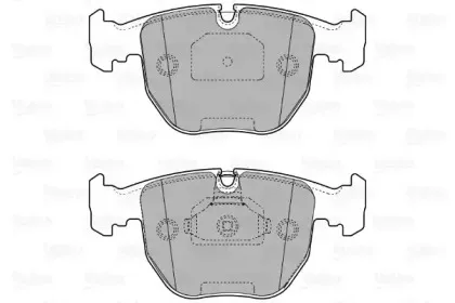 Комплект тормозных колодок, дисковый тормоз VALEO купить