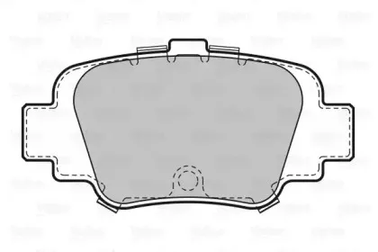 Комплект тормозных колодок, дисковый тормоз VALEO купить