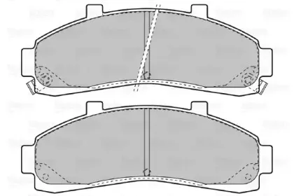 Комплект тормозных колодок, дисковый тормоз VALEO купить