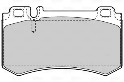 Комплект тормозных колодок, дисковый тормоз VALEO купить