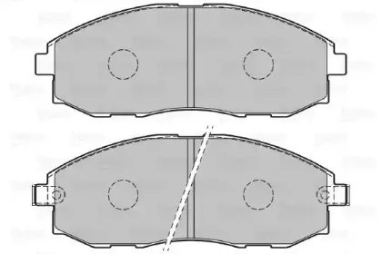 Комплект тормозных колодок, дисковый тормоз VALEO купить