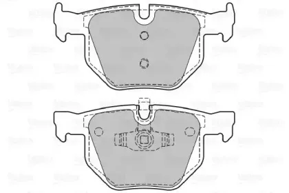 Комплект тормозных колодок, дисковый тормоз VALEO купить
