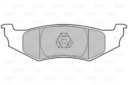 Комплект тормозных колодок, дисковый тормоз VALEO купить