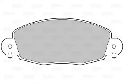 Комплект тормозных колодок, дисковый тормоз VALEO купить