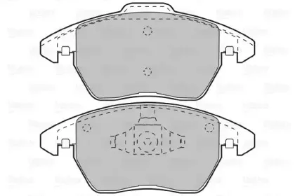 Комплект тормозных колодок, дисковый тормоз VALEO купить