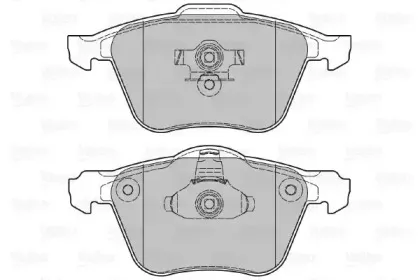Комплект тормозных колодок, дисковый тормоз VALEO купить