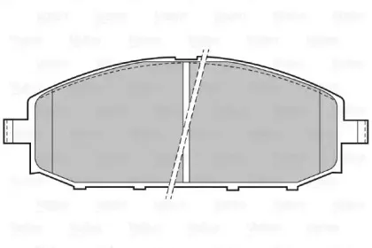Комплект тормозных колодок, дисковый тормоз VALEO купить