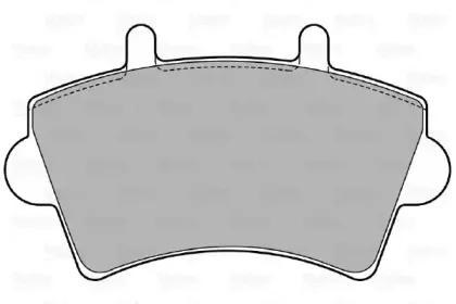 Комплект тормозных колодок, дисковый тормоз VALEO купить