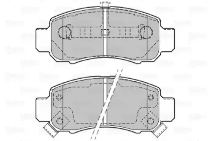Комплект тормозных колодок, дисковый тормоз VALEO купить
