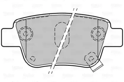Комплект тормозных колодок, дисковый тормоз VALEO купить