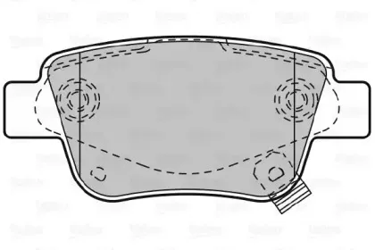Комплект тормозных колодок, дисковый тормоз VALEO купить