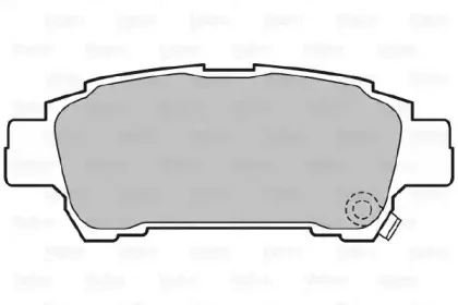 Комплект тормозных колодок, дисковый тормоз VALEO купить