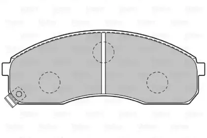 Комплект тормозных колодок, дисковый тормоз VALEO купить
