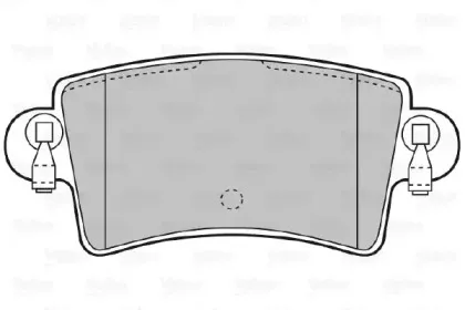 Комплект тормозных колодок, дисковый тормоз VALEO купить