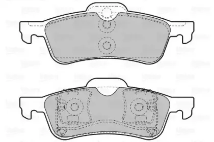 Комплект тормозных колодок, дисковый тормоз VALEO купить