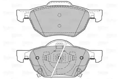 Комплект тормозных колодок, дисковый тормоз VALEO купить