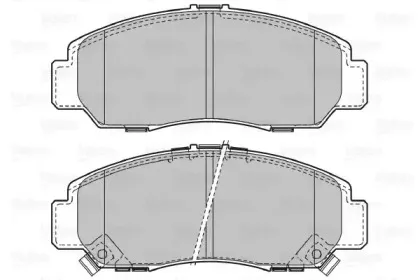 Комплект тормозных колодок, дисковый тормоз VALEO купить