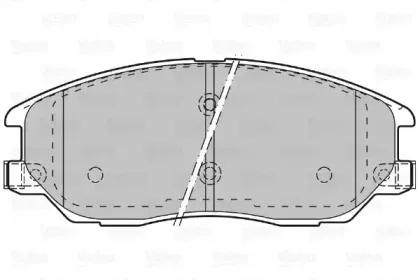 Комплект тормозных колодок, дисковый тормоз VALEO купить