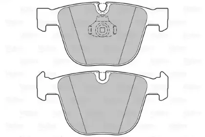 Комплект тормозных колодок, дисковый тормоз VALEO купить