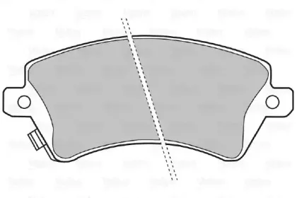 Комплект тормозных колодок, дисковый тормоз VALEO купить