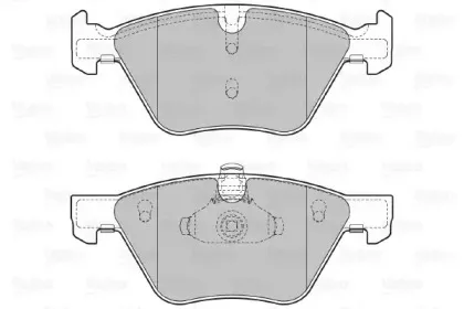 Комплект тормозных колодок, дисковый тормоз VALEO купить
