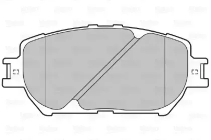 Комплект тормозных колодок, дисковый тормоз VALEO купить