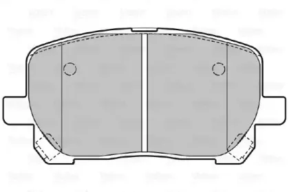 Комплект тормозных колодок, дисковый тормоз VALEO купить
