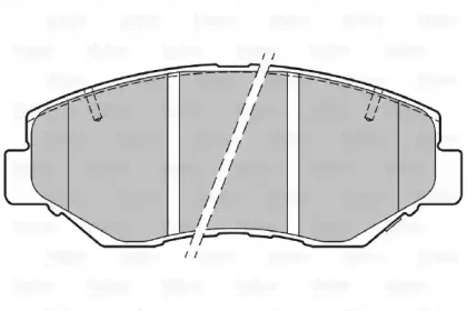 Комплект тормозных колодок, дисковый тормоз VALEO купить
