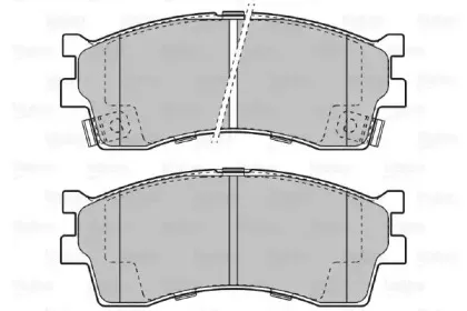 Комплект тормозных колодок, дисковый тормоз VALEO купить
