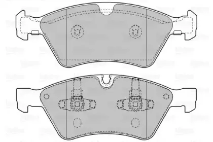 Комплект тормозных колодок, дисковый тормоз VALEO купить