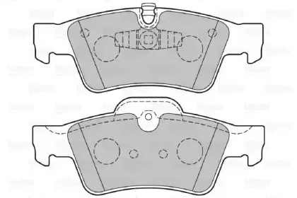 Комплект тормозных колодок, дисковый тормоз VALEO купить