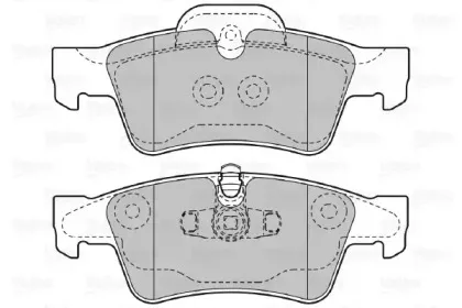 Комплект тормозных колодок, дисковый тормоз VALEO купить