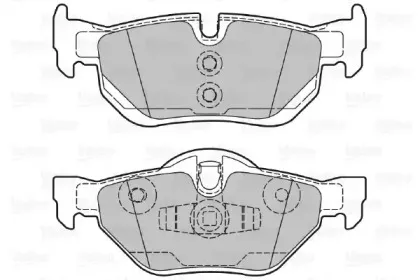 Комплект тормозных колодок, дисковый тормоз VALEO купить