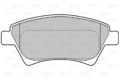 Комплект тормозных колодок, дисковый тормоз VALEO купить