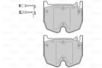 Комплект тормозных колодок, дисковый тормоз VALEO купить